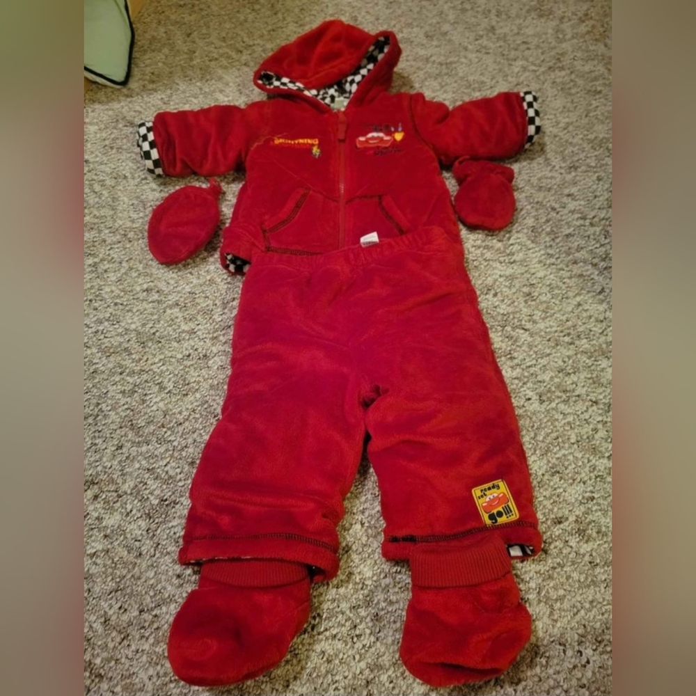 Disney cars snowsuit